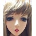 (Han)Crossdress Sweet Girl Resin Half Head Female Kigurumi Mask With Tongue And BJD Eyes Cosplay Anime Doll Mask